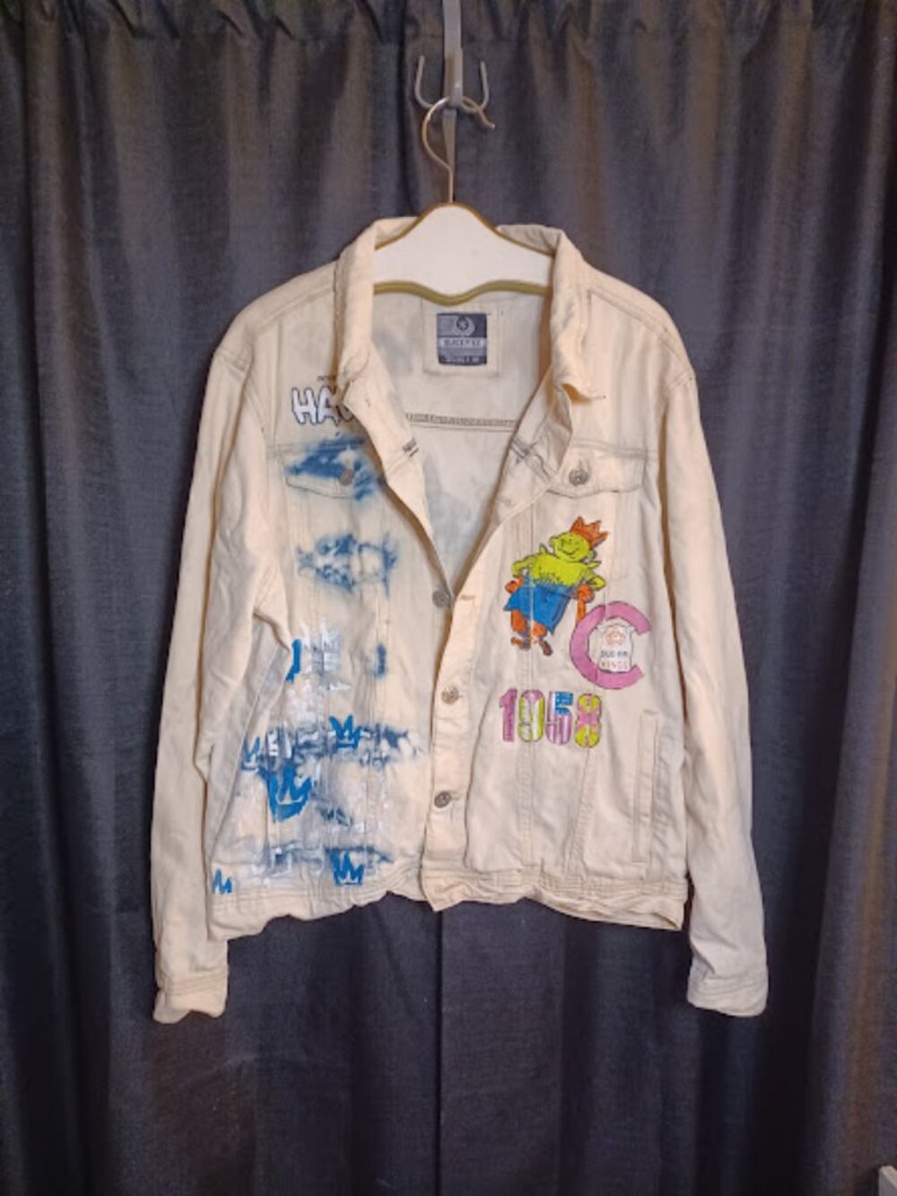 Black Pike denim Jean jacket Size m